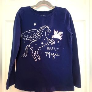 Carter's Navy Blue Girls Size 12 shirt